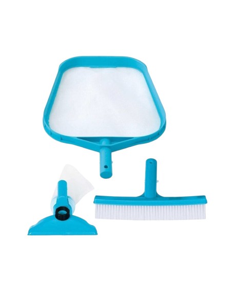Intex 29056 Set Di Pulizia Retino Spazzola Testa Azzurro Nuova Versione