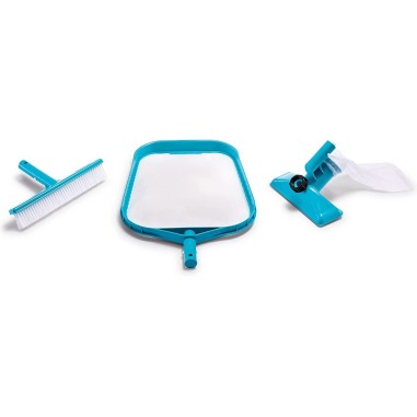 Intex 29056 Set Di Pulizia Retino Spazzola Testa Azzurro Nuova Versione