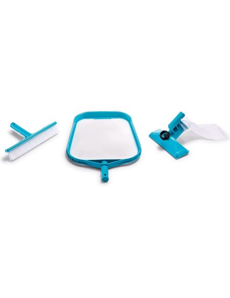 Intex 29056 Set Di Pulizia Retino Spazzola Testa Azzurro Nuova Versione