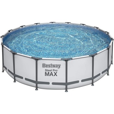 BESTWAY 5612Z PISCINA FUORITERRA ROTONDA CON STRUTTURA 488 x H 122 cm