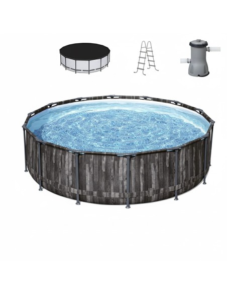 BESTWAY 5614Z PISCINA FUORITERRA ROTONDA CON STRUTTURA Ø 427cm