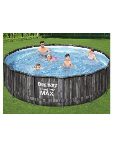 BESTWAY 5614Z PISCINA FUORITERRA ROTONDA CON STRUTTURA Ø 427cm
