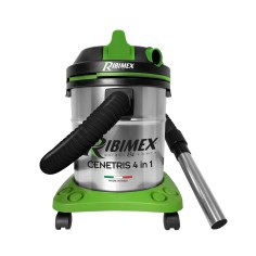 Ribimex CeneTris 4 in 1 | Aspiracenere, Polvere e Liquidi 1200W 20L