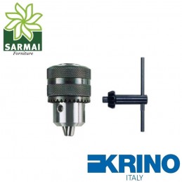 KRINO Mandrino a Cremagliera 13 mm con chiave attacco femmina 1/2 x 20 UNF