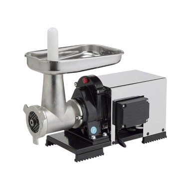 REBER 9500 NCSP Tritacarne corto n° 22 elettrico 600W 0,8 HP piatto in inox