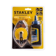 Set tracciatore STANLEY 30 m con flacone ricarica polvere e livella