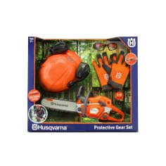 Motosega Giocattolo Husqvarna 550 XP Kit DPI Bambini Casco Guanti 3+
