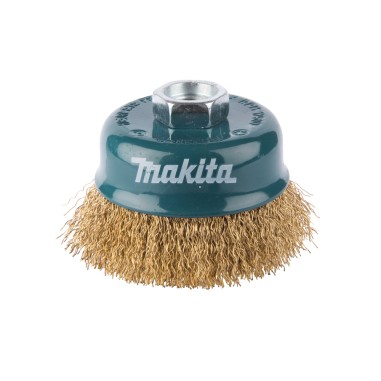 Makita D-39768 Spazzola Tazza 75mm Ottone M14 Rimozione Ruggine Vernice