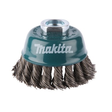 Spazzola Tazza D-24131 Filo Acciaio 75mm M14 Smerigliatrice Professionale