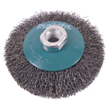 Spazzola Metallica Filo Ottonato M14 100mm Pulizia Metalli Professionale