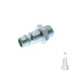 RACCORDO INNESTO RAPIDO ARIA COMPRESSA AVP MASCHIO 3/8 PROFILO EUROPEO