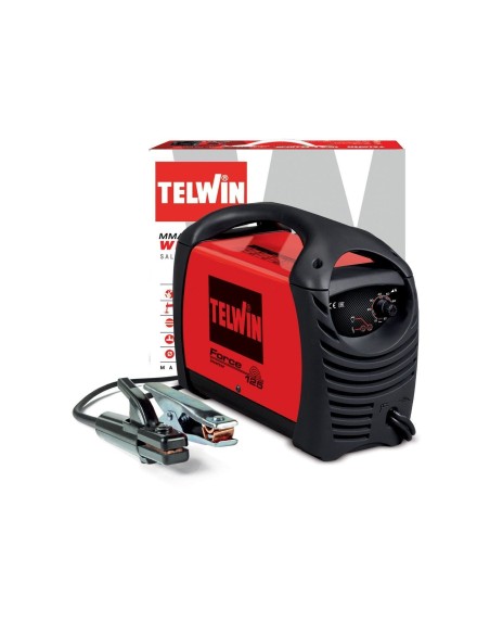 Saldatrice inverter Telwin Force 125 815872 fornita in scatola