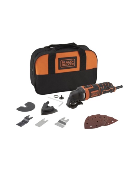Black+Decker Multifunzione 300W levigatrice + Accessori e Borsa