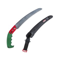 SEGHETTO LAMA CURVA DA POTATURA PROFESSIONALE SAMURAI 24 cm CON FODERO A CINTURA