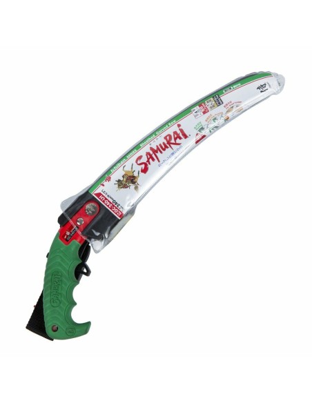 SEGHETTO LAMA CURVA DA POTATURA PROFESSIONALE SAMURAI 24 cm CON FODERO A CINTURA