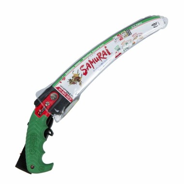 SEGHETTO LAMA CURVA DA POTATURA PROFESSIONALE SAMURAI 30 cm CON FODERO A CINTURA
