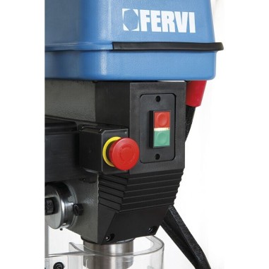 Trapano a colonna da pavimento con trasmissione a cinghia 230V FERVI
