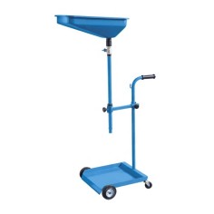 Carrello per raccolta cambio olio fluidi senza serbatoio
