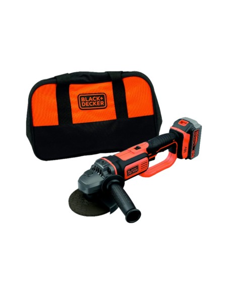 Smerigliatrice angolare a batteria Black+Decker BCG720M1-QW 125 MM 18V 4.0 Ah