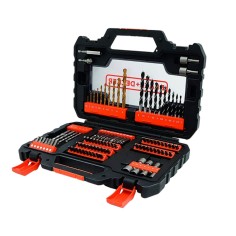 Set 104 pezzi Punte e inserti bits BLACK+DECKER per forare ed avvitare A7230-XJ