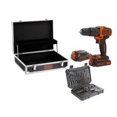 TRAPANO AVVITATORE  LITIO B+D 18V BDCHD18B2FC - QW CON ACCESSORI