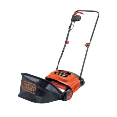 BLACK+DECKER ARIEGGIATORE GIARDINO ELETTRICO GD300QS SACCO 600W 30CM