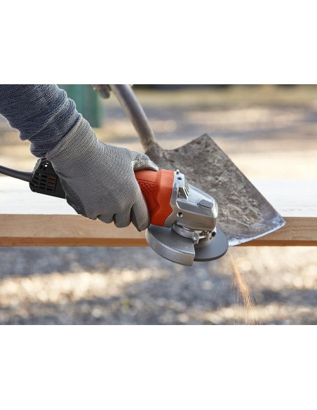 SMERIGLIATRICE ANGOLARE 115mm FLEX BLACK+DECKER BEG110K 750W ANTIRIAVVIO