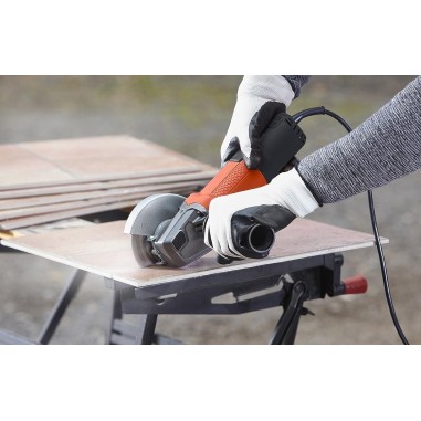 SMERIGLIATRICE ANGOLARE 115mm FLEX BLACK+DECKER BEG110K 750W ANTIRIAVVIO