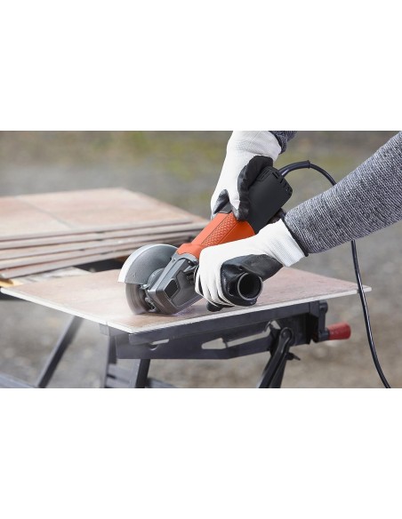 SMERIGLIATRICE ANGOLARE 115mm FLEX BLACK+DECKER BEG110K 750W ANTIRIAVVIO