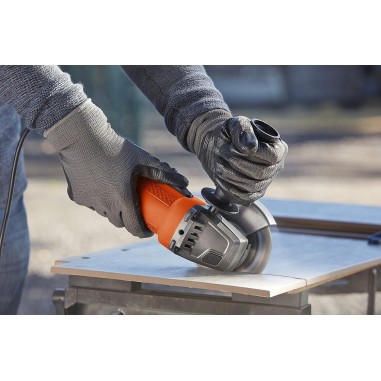 SMERIGLIATRICE ANGOLARE 115mm FLEX BLACK+DECKER BEG110K 750W ANTIRIAVVIO