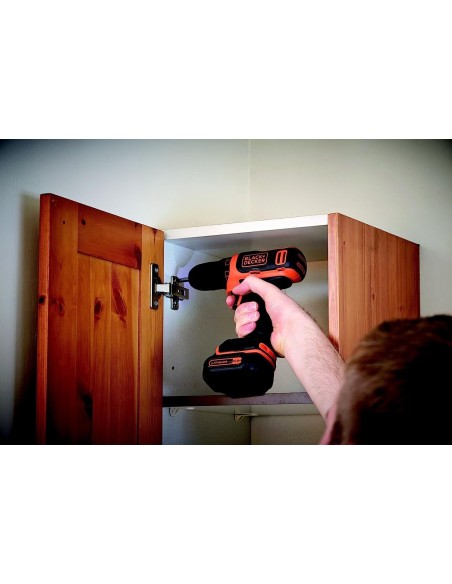 Trapano Avvitatore 11 posizione frizione 10.8V BLACK&DECKER BDCDD12B