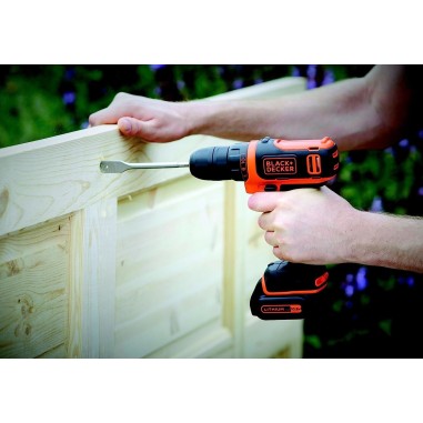 Trapano Avvitatore 11 posizione frizione 10.8V BLACK&DECKER BDCDD12B