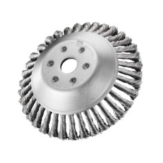 Testina decespugliatore universale spazzola conica ecologica in acciaio Ø 20 cm