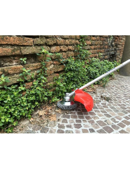 Testina decespugliatore universale spazzola conica ecologica in acciaio Ø 20 cm