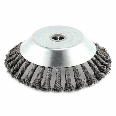 Testina decespugliatore universale spazzola conica ecologica in acciaio Ø 20 cm