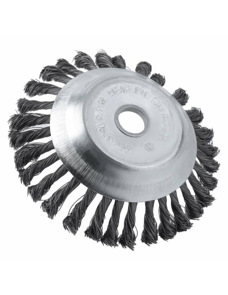 Testina decespugliatore universale spazzola conica ecologica in acciaio Ø 20 cm