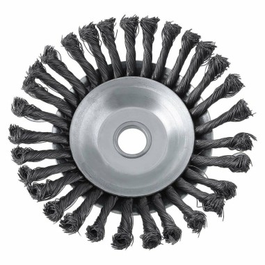Testina decespugliatore universale spazzola conica ecologica in acciaio Ø 20 cm