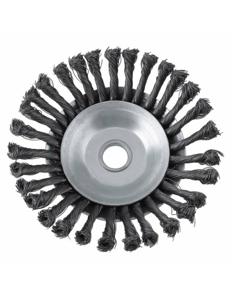 Testina decespugliatore universale spazzola conica ecologica in acciaio Ø 20 cm