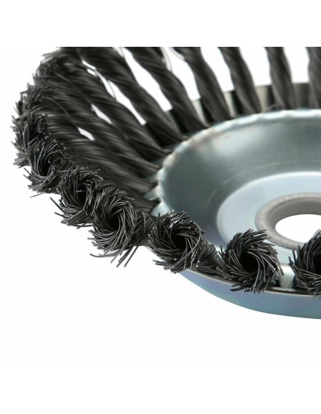 Testina decespugliatore universale spazzola conica ecologica in acciaio Ø 20 cm
