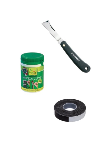 Kit per innesto con coltello due buoi mastice e nastro