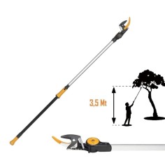 FISKARS UPX82 SVETTATOIO TRONCARAMI FISSO 165 CM POTATURA RAMI