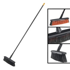 Fiskars L scopa scopone super leggera ergonomica giardino viale + manico incluso