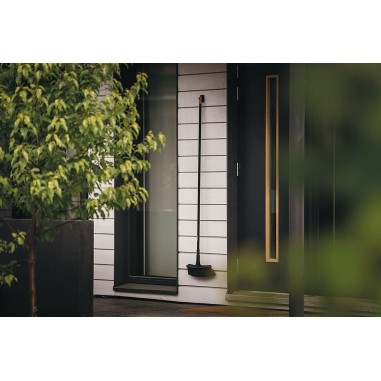 Fiskars M scopa scopone super leggera ergonomica giardino viale + manico incluso