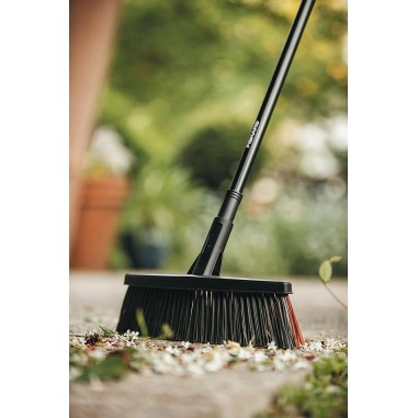 Fiskars M scopa scopone super leggera ergonomica giardino viale + manico incluso