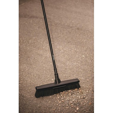 Fiskars L scopa scopone super leggera ergonomica giardino viale + manico incluso