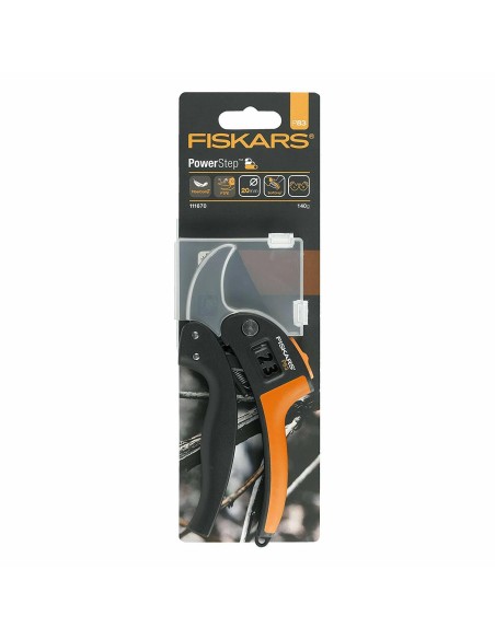 Fiskars forbici PowerStep Incudine P83 a sforzo ridotto rami Ø 24 mm art.1000575