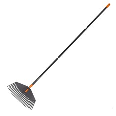 Fiskars Scopa per foglie Solid M rastrello denti resistenti flessibili