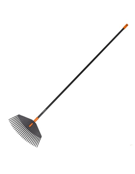 Fiskars Scopa per foglie Solid M rastrello denti resistenti flessibili