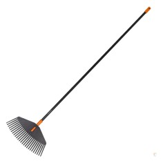 Fiskars Scopa per foglie Solid L rastrello denti resistenti flessibili