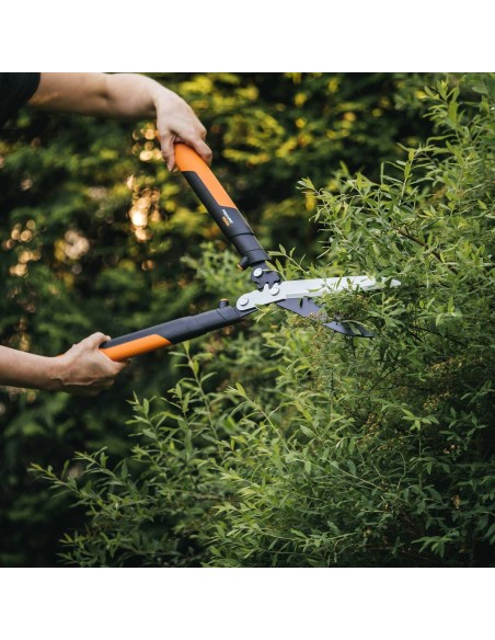 FISKARS Cesoie PowerGear X HSX92 Lame leggere e resistenti per siepi